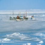 Fishery on frozen sea