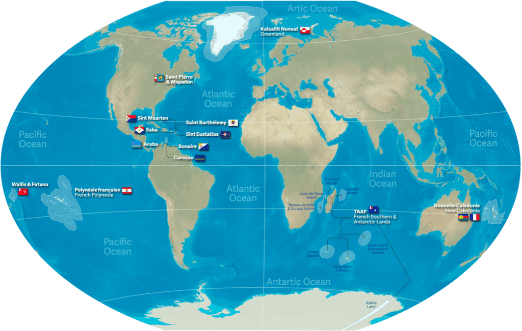 European Union Overseas Territories And Countries Octa